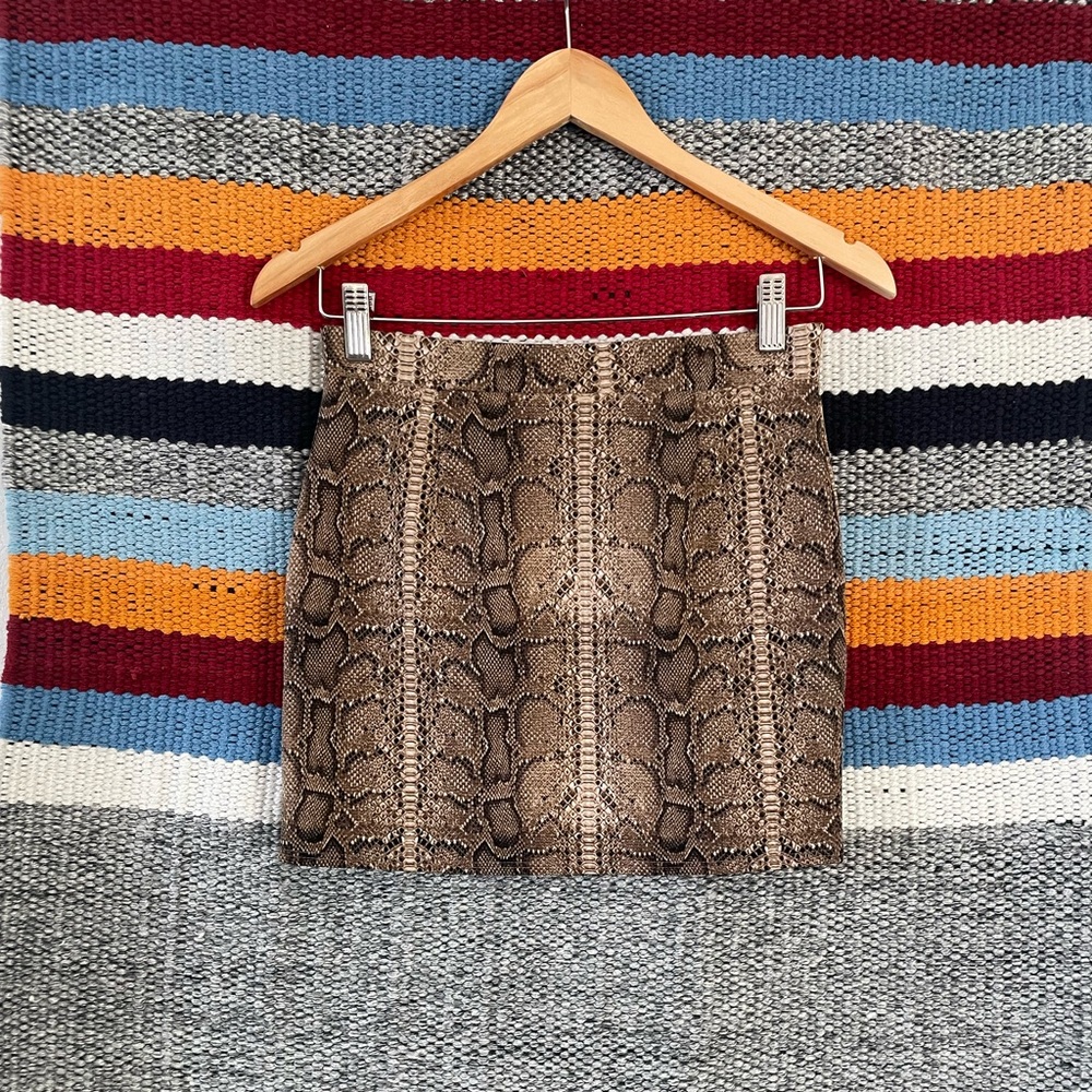 Windsor Snake Print Mini Skirt - Picture 12 of 16